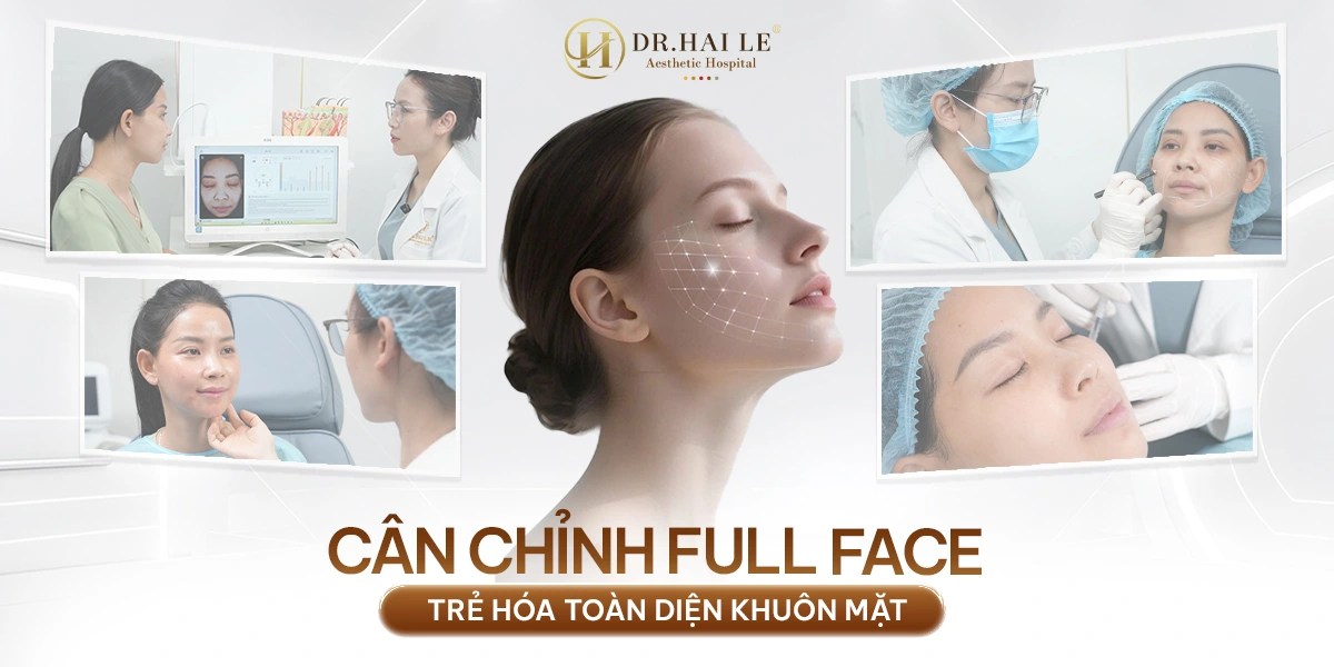 Trẻ hóa toàn diện gương mặt theo tỷ lệ vàng, giữ trọn nét riêng và thần thái tự nhiên