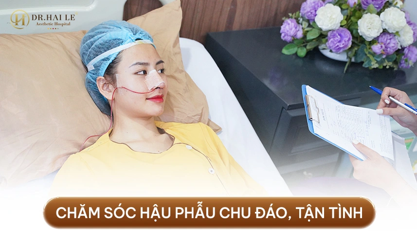 Nâng mũi trung bì an toàn trong phòng mổ vô khuẩn chuẩn bệnh viện