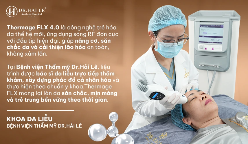 Nâng Cơ Thermage 3 Thermage FLX giúp săn chắc da, nâng cơ chảy xệ tự nhiên