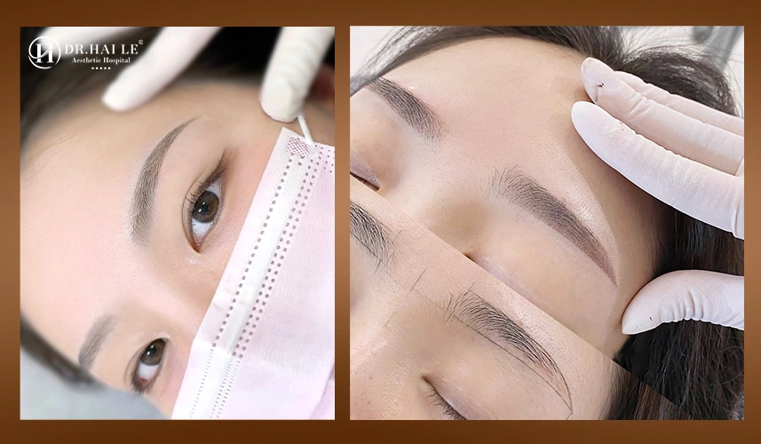 Phun mày giúp dáng mày thanh thoát, không thô cứng