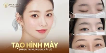 Dáng mày gọn gàng – ánh nhìn thanh thoát chỉ sau tạo hình mày