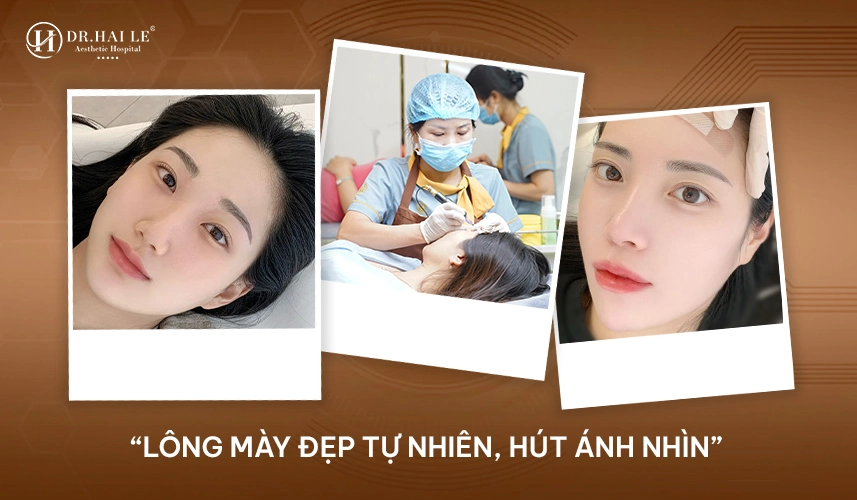 Tạo hình mày giúp cân chỉnh dáng mày lệch, nâng nhẹ đuôi mày và trẻ hóa ánh nhìn