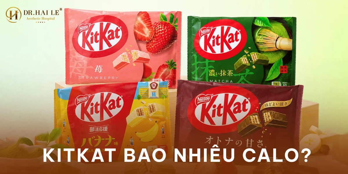 Bánh kitkat bao nhiêu calo?