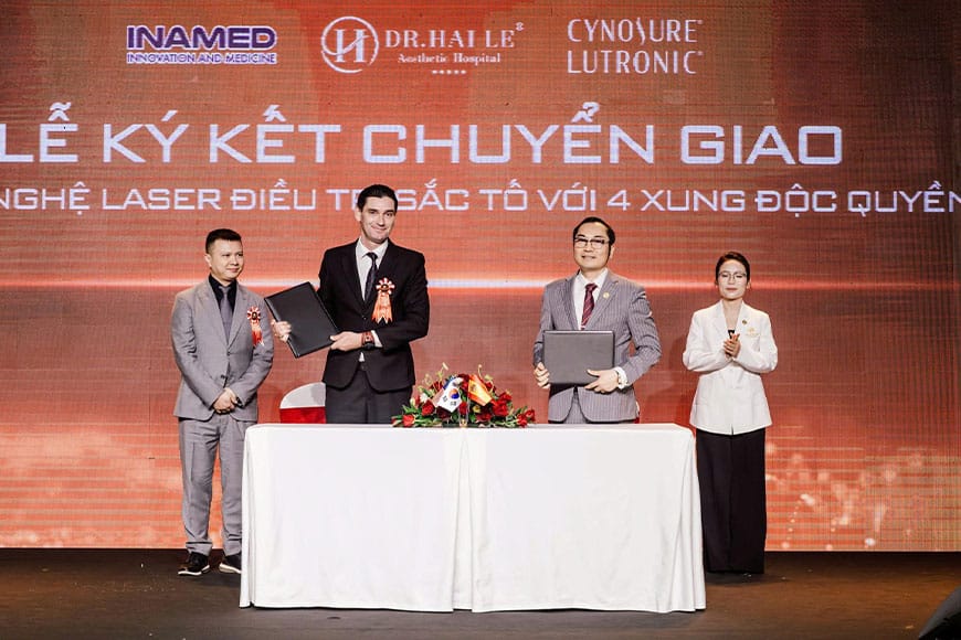 Lễ ký kết chuyển giao những công nghệ hiện đại trong thẩm mỹ