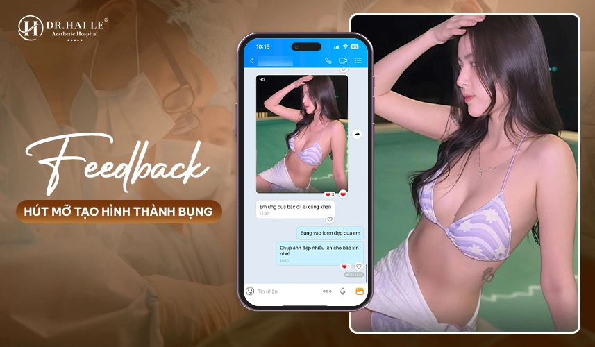 Tự tin diện trang phục ôm dáng sau hút mỡ tạo hình thành bụng