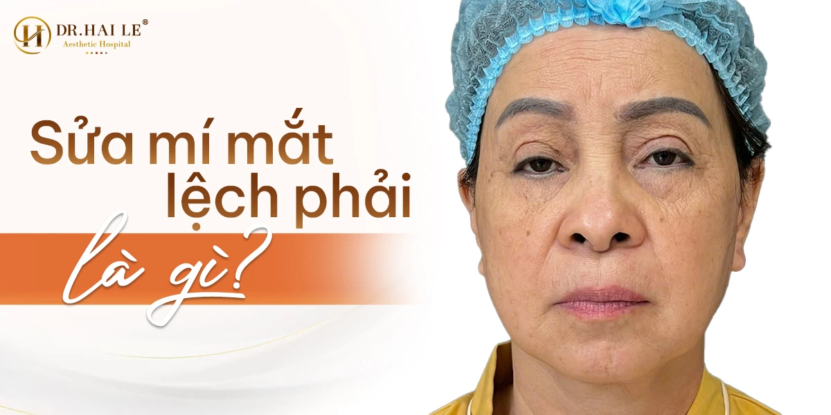 Bí quyết sở hữu đôi mắt cân đối nhờ sửa mí mắt lệch phải?