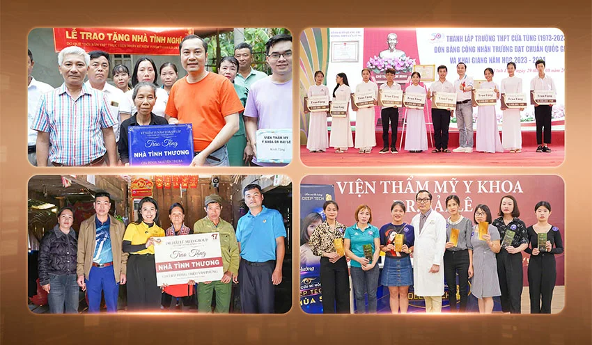 (Family) - ThS.BS Hải Lê - Hành trình theo đuổi chuẩn mực y khoa trong thẩm mỹ 4 Các hoạt động vì cộng đồng được duy trì bền bỉ, lan tỏa giá trị nhân văn và trách nhiệm xã hội của Dr.Hải Lê.