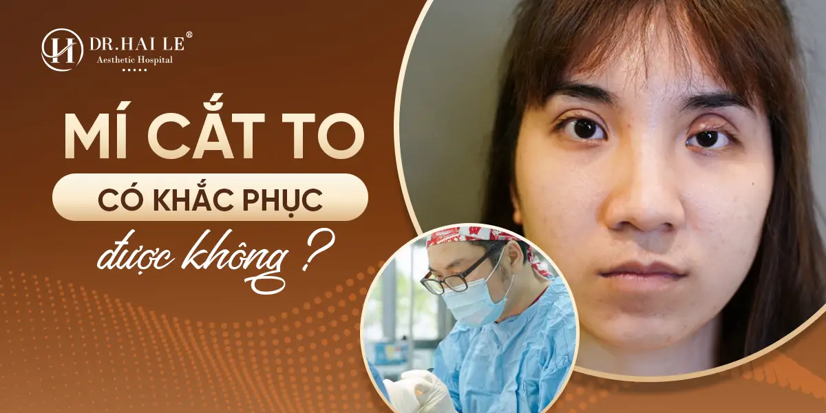 Dr.Hải Lê sửa mí cắt to mang lại vẻ đẹp tự nhiên?