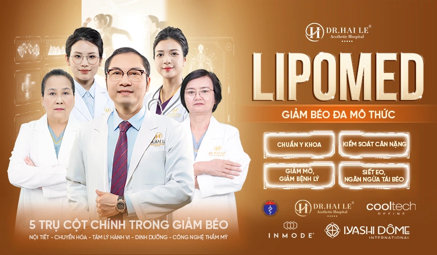 Quy trình giảm mỡ và kiểm soát cân nặng được thực hiện bởi các chuyên gia đầu ngành về tạo hình - thẩm mỹ