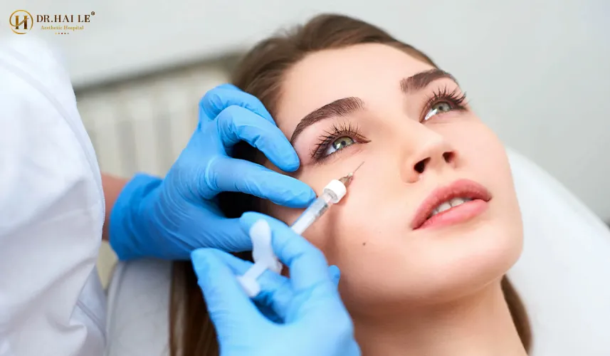 Sửa mí mắt không cần phẫu thuật bằng filler