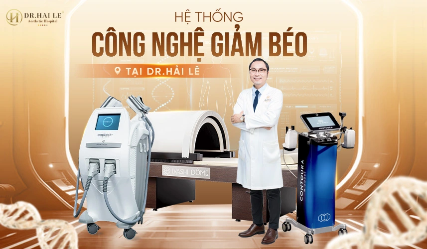 Tổ hợp công nghệ giảm mỡ & giảm béo Lipomed chuẩn y khoa đa mô thức Tại Dr.Hải Lê