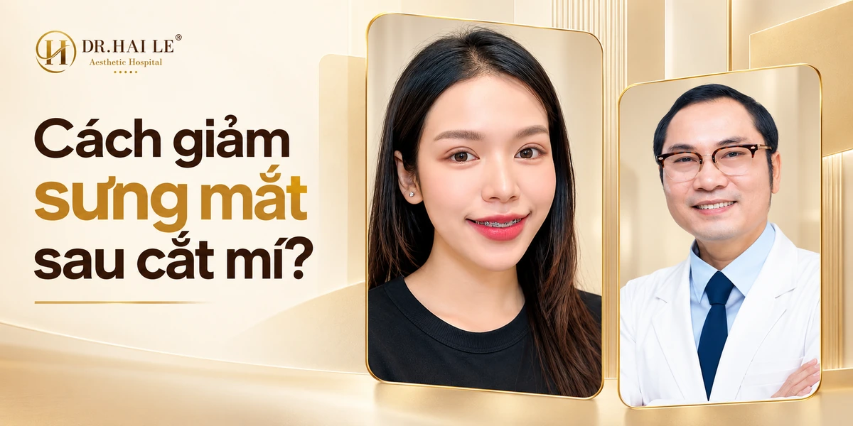 Cách giảm sưng mắt sau cắt mí?