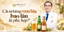 Cắt mí kiêng rượu bia bao lâu là phù hợp?