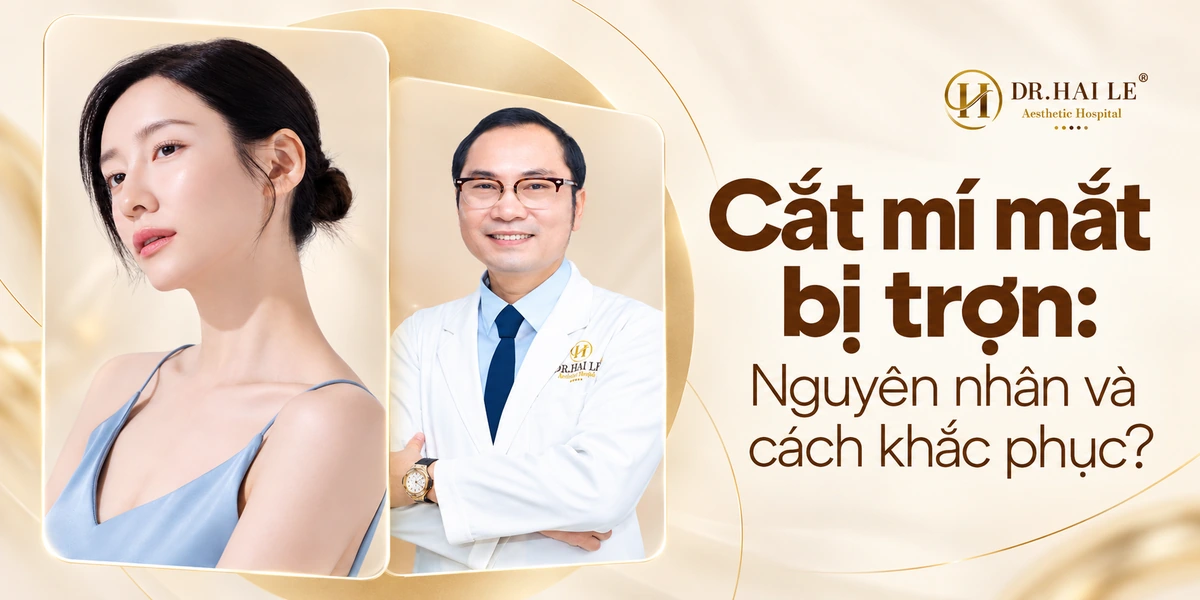 Cắt mí mắt bị trợn: Nguyên nhân và cách khắc phục?