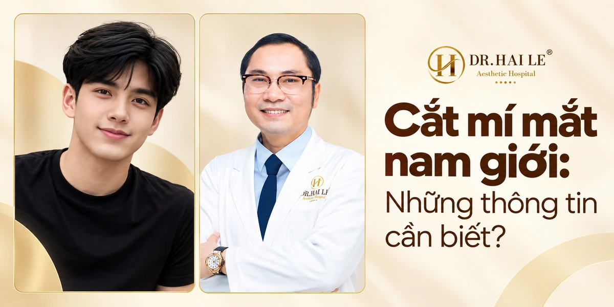 Cắt mí mắt nam giới: Những thông tin cần biết?