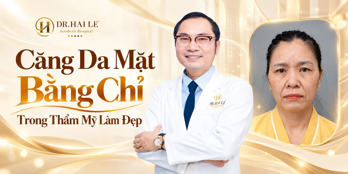 Căng da mặt bằng chỉ trong thẩm mỹ làm đẹp?