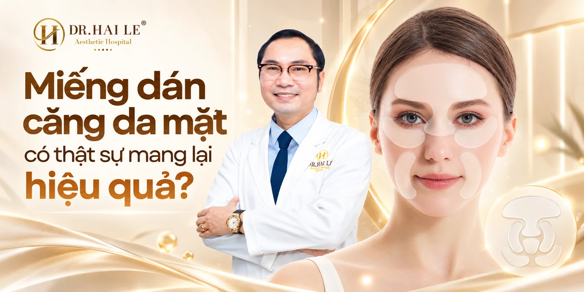 Miếng dán căng da mặt có thật sự mang lại hiệu quả?